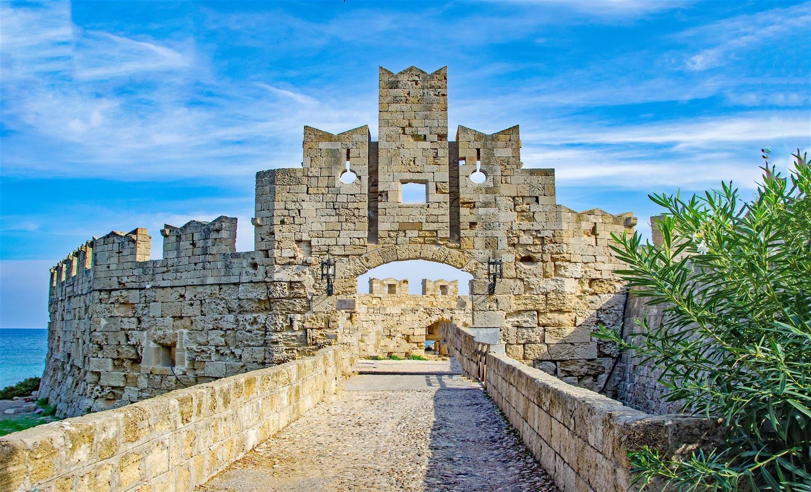 Rhodos Rhodos-Stadt Stadtmauer